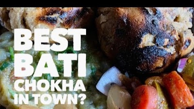 'Bati Chokha Street Food @ ₹20 |Amazing Food Spots in Lucknow| Desi Food Desi Preparation'