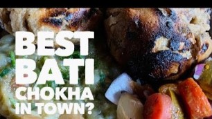 'Bati Chokha Street Food @ ₹20 |Amazing Food Spots in Lucknow| Desi Food Desi Preparation'