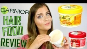 'Garnier Fructis HAIR FOOD | 98% natürlich |  REVIEW + LIVE TEST'