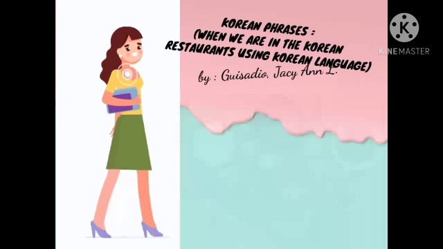 'EASY KOREAN PHRASES FOR ORDERING FOOD IN KOREAN RESTAURANT | Jacy G.'