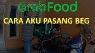 'INI CARA AKU PASANG BEG GRABFOOD V4 DI MODENAS KRISS'