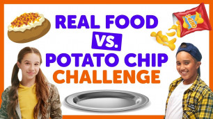 'Real Food vs. Potato Chip Challenge with Isaiah & Liv from The KIDZ BOP Kids'