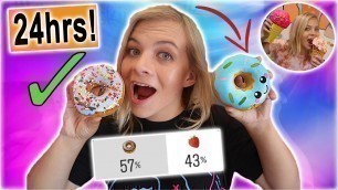 'I Only Ate Squishy Food vs Real Food For 24 Hours! (YOU DECIDE!) // SoCassie'