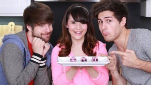 'VEGAN DONUT BRONUT HOLES ft. Smosh! - NERDY NUMMIES'