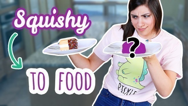 'Turning My Squishy into FOOD | Bake With ME #1'