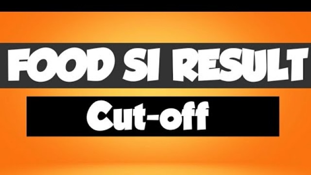 'Food SI Result | Cut off | Pdf | Personality Test'