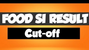 'Food SI Result | Cut off | Pdf | Personality Test'