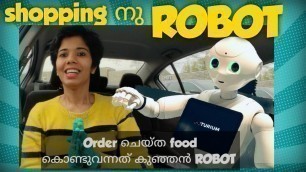 'അമേരിക്കയിലെ ROBOT Food Delivery | Lockdown grocery shopping with ROBOT |Malayalam vlogs'