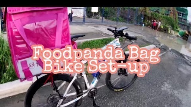 'FOODPANDA BIKER VLOG 025 | Kung paano ko nakabit ang Foodpanda Bag sa aking carrier | SHOUTOUTS !'