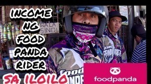 'FOOD PANDA RIDER INCOME IN PAVIA,ILOILO||FOOD PANDA RIDER||FOODPANDA ILOILO'