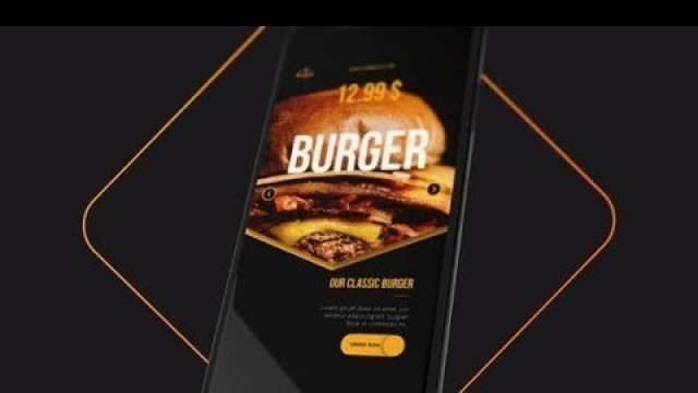 'Restaurant Delivery Menu Opener (Videohive After Effects Templates)'