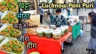 'Lucknow Best Panipuri | Lucknow Ke pani ke Batashe | Lucknow Puchka pani | Unique antique Golgappe'