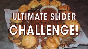 'Man vs Food Ultimate Slider Challenge'