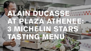 '3 Michelin star restaurant: Alain Ducasse au Plaza Athénée: [tasting Menu], Paris.'