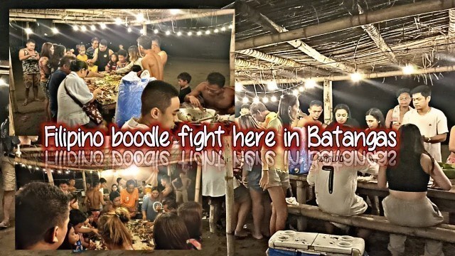 'FILIPINO BOODLE FIGHT HERE IN HIDE AWAY BATANGGAS RESORT YUMMY FOODS'