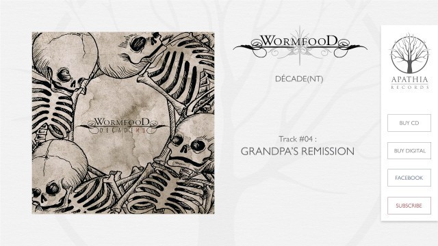 'Wormfood \"Grandpa\'s Remission\" (Official Audio - 2012, Apathia Records)'