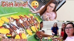 'BUKAS NALANG MAG DIET?! Boodle Fight Mukbang -- Sarap \"Rubz Geyrozaga\"'