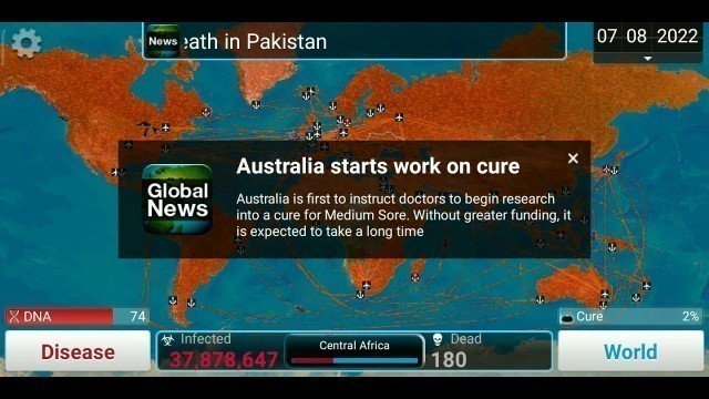 'Plague inc Achievement \"Worm Food\"'