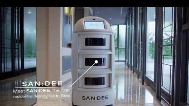 'Techmetics Room service robot - Techi Multipoint delivery robot'