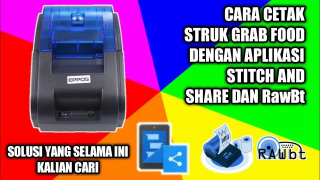 'CARA ATAU SOLUSI MENCETAK STRUK GRAB FOOD VIA SCREENSHOT PANJANG'