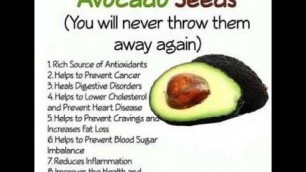 'LET FOOD BE THY MEDICINE, THY MEDICINE SHALL BE THY FOOD: _ BENEFITS OF AVOCADO SEED by Voice of ref'