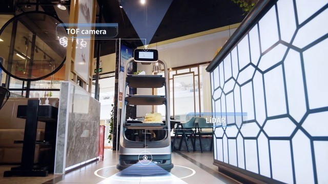 '【NEW】Gaussian Robotics Food Delivery Robot X1'