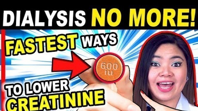 'Fastest Ways to Lower CREATININE [+Artificial Kidney UPDATE!]'