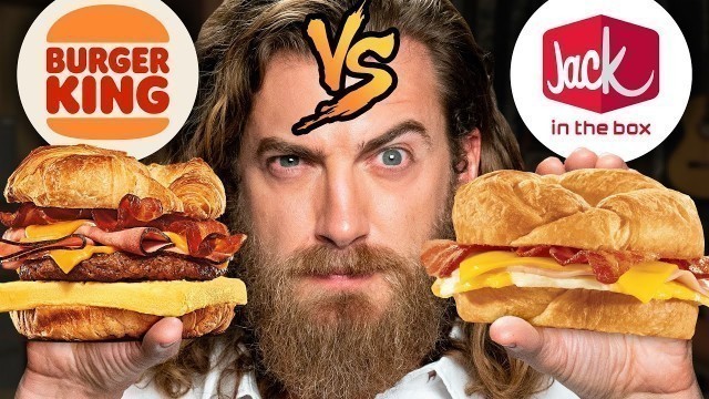 'Burger King vs. Jack In The Box Taste Test | FOOD FEUDS'