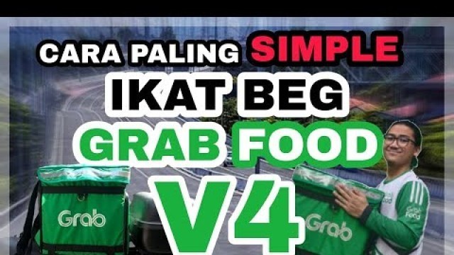 'TUTORIAL DETAIL | CARA MUDAH IKAT BEG GRABFOOD V4 DI MOTOR (CARA IKAT, REVIEW KELEMAHAN & KELEBIHAN)'