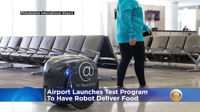 'Philadelphia International Airport Launches Pilot Program To Have Robot Deliver Food To Passengers'