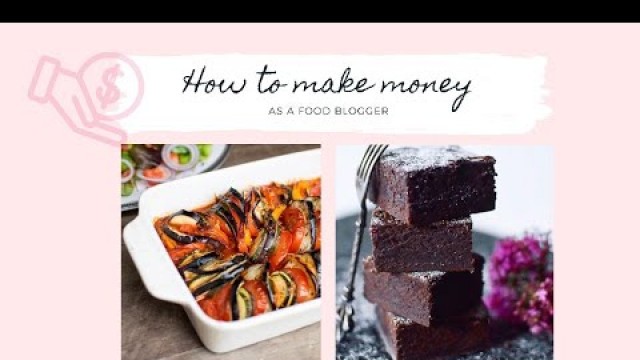 'EPISODE 1: HOW TO MAKE MONEY AS A FOOD BLOGGER / INFLUENCER'