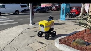 'Postmates Robot Lola Training For Autonomous Food Delivery'