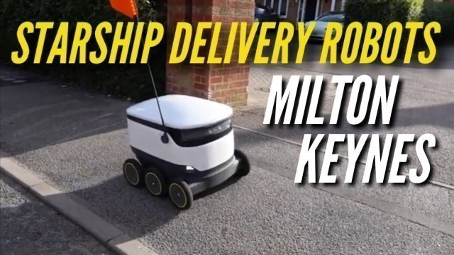 'Food Delivery Robot & our 900Mbps Fibre Optic Broadband Installation'