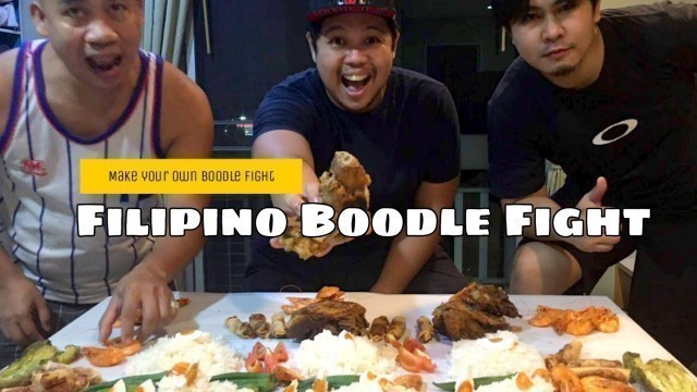 'Filipino Mukbang | Sea Food and Cripy Pata | Pinoy Boodle Fight'