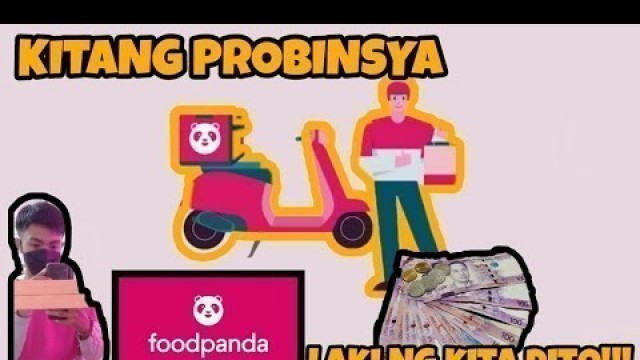 'MAGKANO ANG KITA KO SA FOODPANDA SA ISANG ARAW | FOODPANDA RIDER FIRST DAY | FOODPANDA SA PROBINSYA'