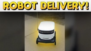 'A ROBOT DELIVERED MY FOOD! First Time Starship Robot Food Delivery BGSU (Review)'