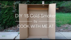 'DIY 1$ Cold Smoker - Video Tutorial (Galileo Special) - COOK WITH ME.AT'