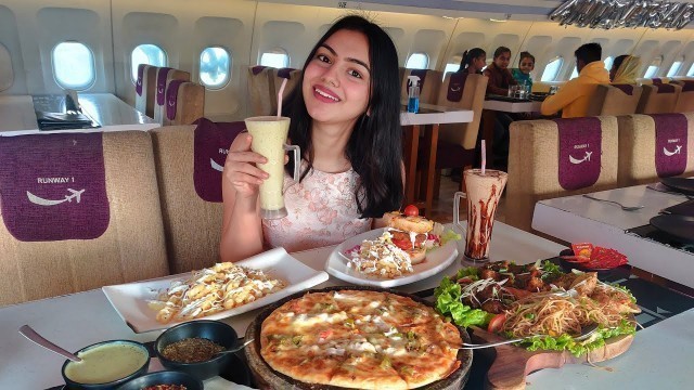 'World\'s Largest Aeroplane Wala Restaurant  l Runway1 Rohini l Delhi Street Food'