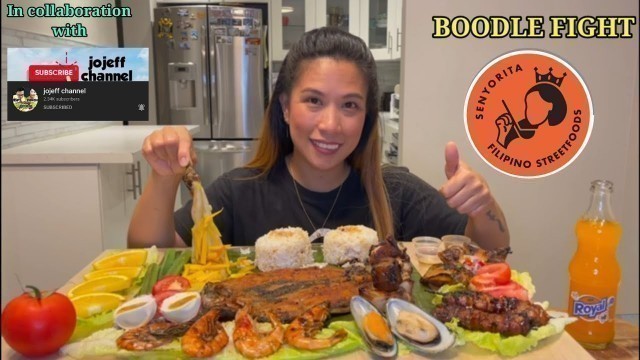 'BOODLE FIGHT | KAMAYAM |FILIPINO FOOD | Online Collab w/ @jojeff channel'