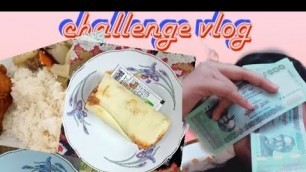 '24 ours 1000 money food challenge vlog'