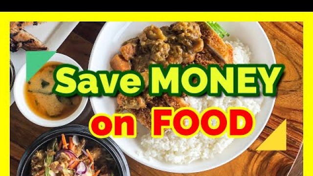 'How to save money on your food costs | Paano makatipid sa inyong gastusin sa pagkain'