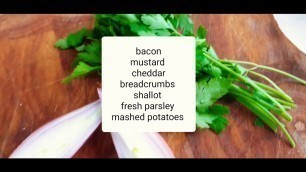 'Easy quick snack - Chessy bacon croquet'