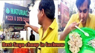 'Tasty soya chaap street food lucknow| best malai soya chaap in lucknow| best soya chaap in Lucknow'