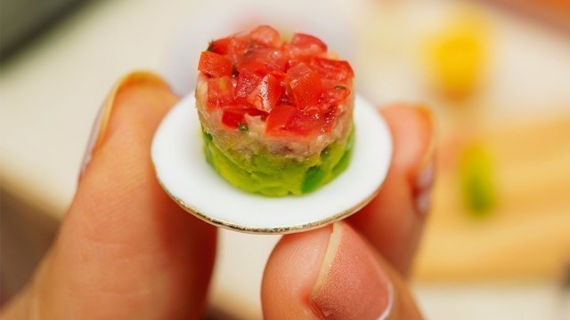 'Yummy Healthy Avocado Tuna Salad – Tiny Kitchen | ASMR Miniature Cooking Mini Food'