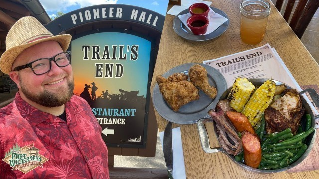 'Disney’s Trail’s End Restaurant 2021 | Fried Chicken & NEW Menu | Disney’s Fort Wilderness Resort'