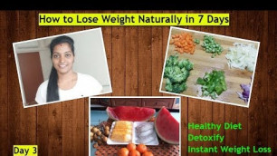 'GM Diet Day 3 in Tamil - How to Lose Weight fast #MyWeightLossJourney #Detoxify #HealthyDiet'