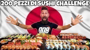 '200 SUSHI CHALLENGE - (4 KG - 10000 Calorie) - MAN VS FOOD'