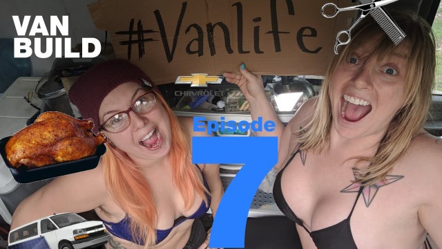 'Bikini Van Build | Chevy Express Vanlife Episode 7 | Money, Food and Haircuts'