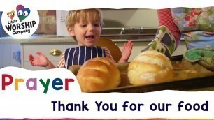 'Thank You For Our Food Kids Prayers | Prayers for Kids | Little Worship Company'