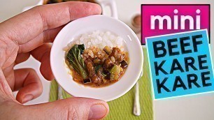 'BEEF KARE KARE  MINI COOKING | PINOY FOOD RECIPE | MINI FUNCTIONAL KITCHEN SET'